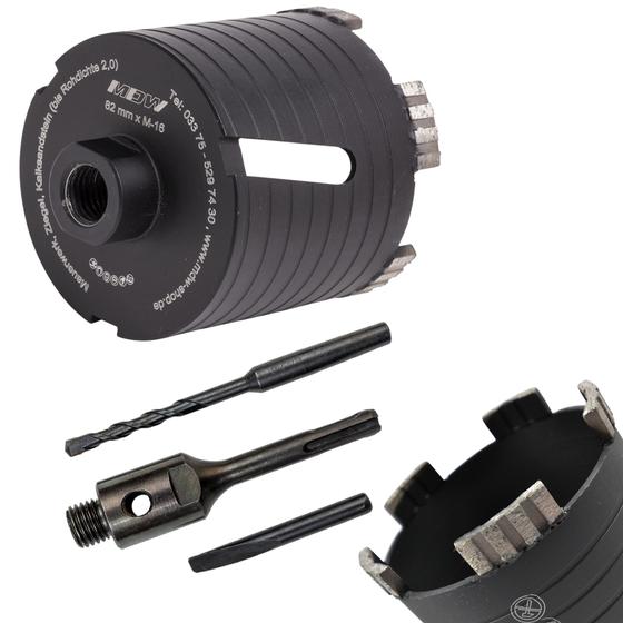 Diamant Dosensenker <br> Laser Black Turbo <br> Ø 68 / 82 mm <br> Mauerwerk, Ziegel, KS