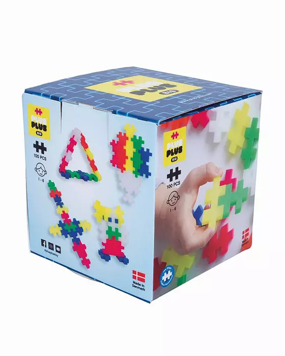 Plus Plus 100 Kreativ Bausteine BIG Neon