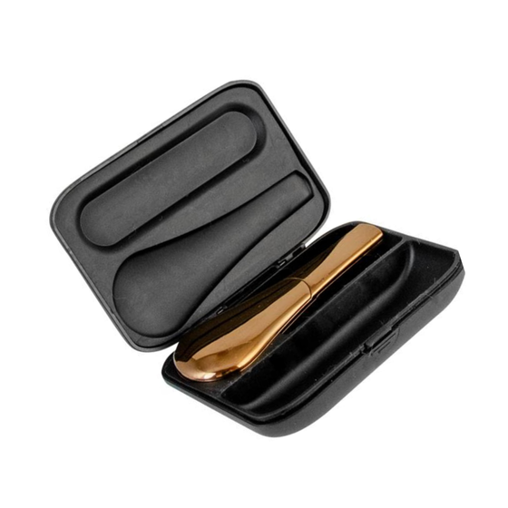 Metallpfeife, Spoon Pipe, Gold