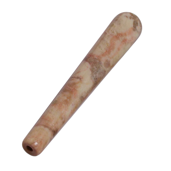 Chillum, Speckstein, mit Tasche