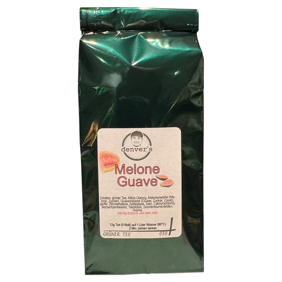 Grüntee Melone-Guave, 100g Tüte