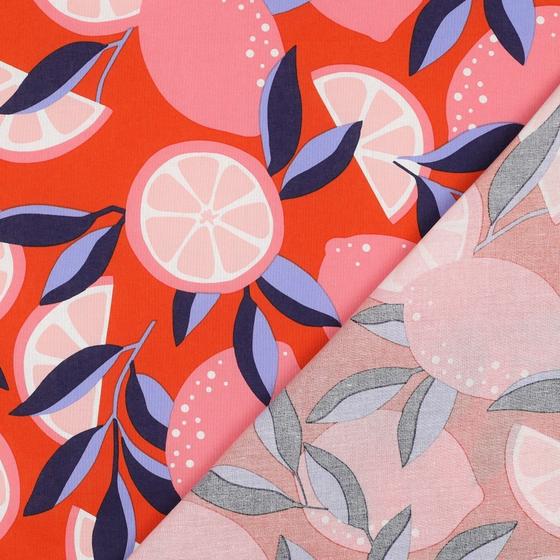 Wachstuch Zitronen orange