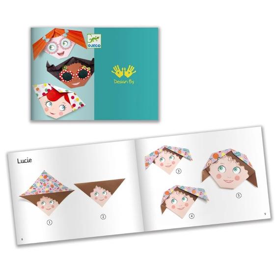 Djeco Origami Lustige Gesichter