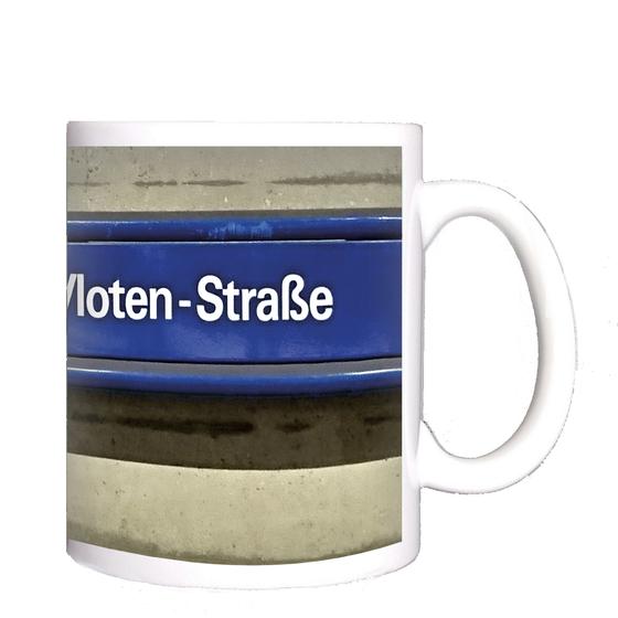 U-Bahn Kaffeebecher Kaffeetasse U-Bahnhof Wilhelm-van-Vloten-Straße Hörde Linie U41 von tom bäcker Geschenkidee