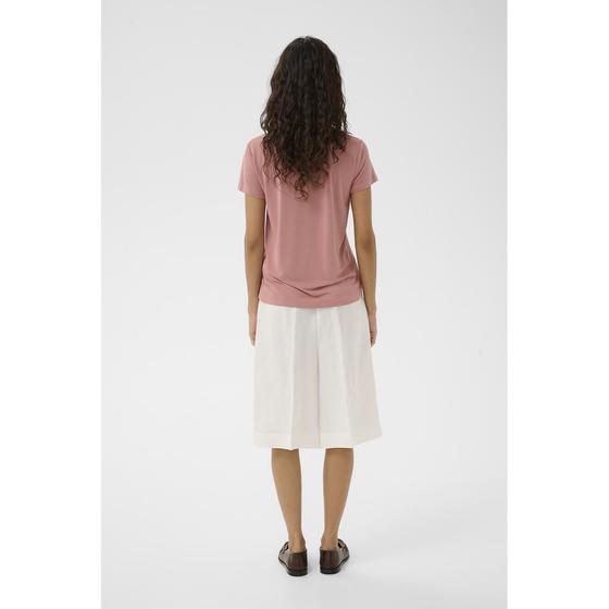 SOAKED IN LUXURY T-Shirt SLColumbine V-Neck 30404284 - asch-rosé