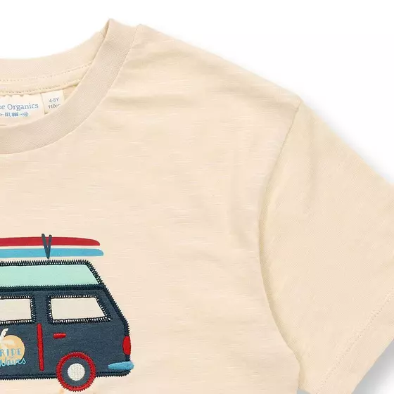 Sense Organics T-Shirt Anton Camper Light Beige