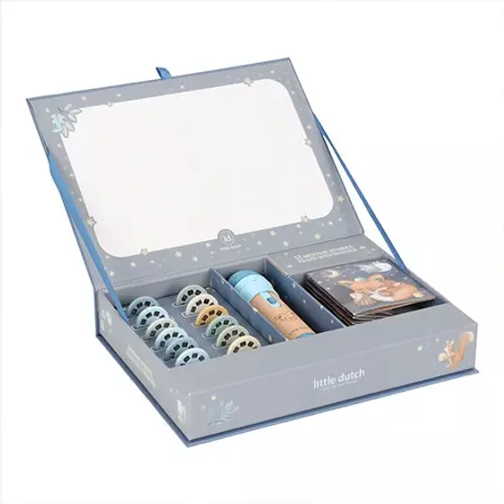 Little Dutch Geschichtenprojektor Taschenlampe Blau