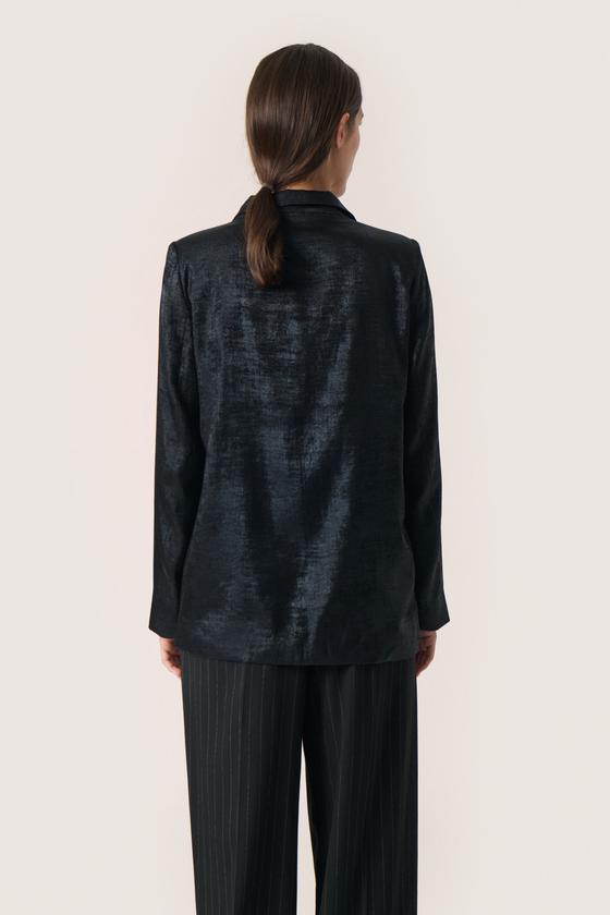 SOAKED Blazer SLElvie Ronya 30408174 - schwarz mit Schimmer 