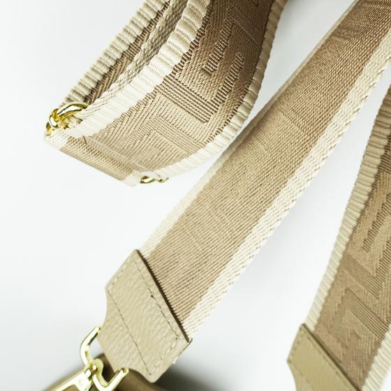 goldmarie Ledertasche LUVE Fransen - sand