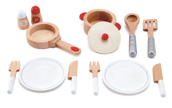 Koch- und Servierset, 13-teilig