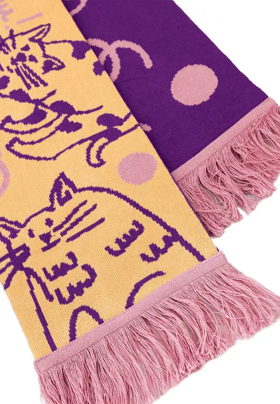Schal Moody Cats Organic Cotton von Kabak