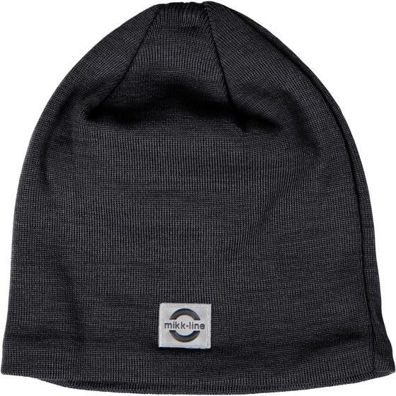 Wollmütze mit Baumwollfutter, grey-melange
