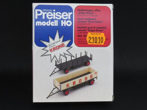 Preiser 21010 Gerätewagen Zirkus Krone