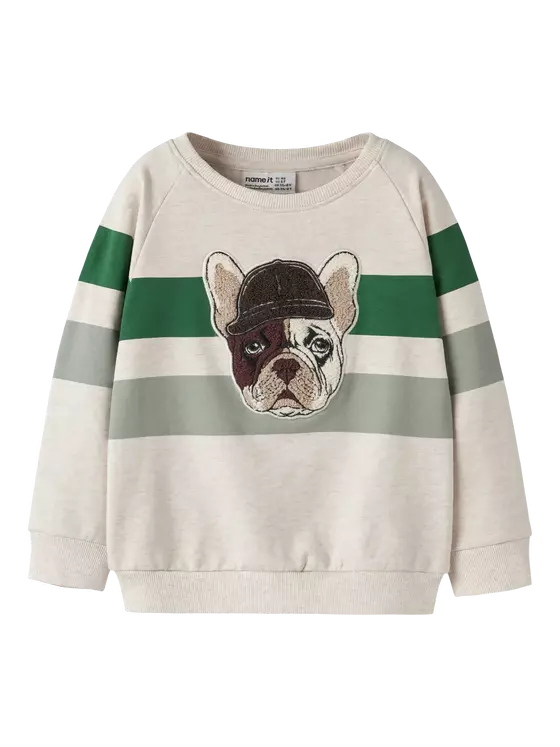 Name It Sweatshirt Dog Peyote Melange