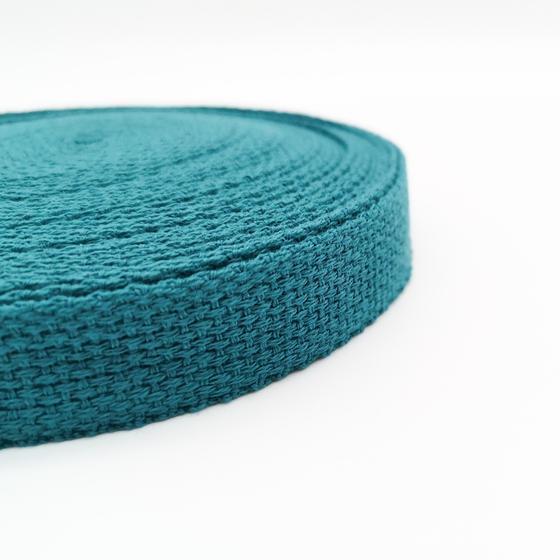 Gurtband Baumwolle 20 mm - petrol