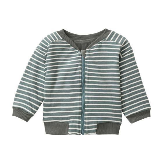 People wear Organic Wende Nicki Sweatjacke Eukalyptus 
