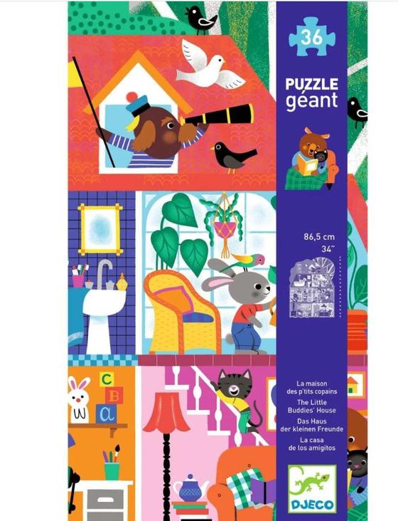 Djeco Bodenpuzzle Haus 36 Teile