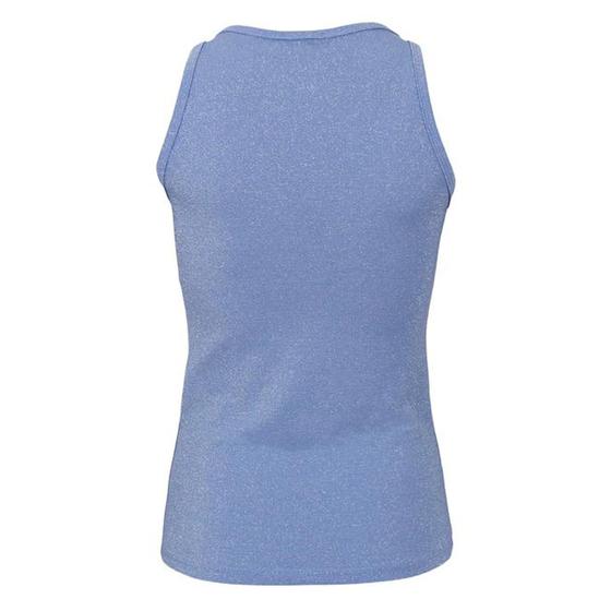 BLACK COLOUR Top BCFAYE 40055-LB - hellblau mit Glitzerfäden