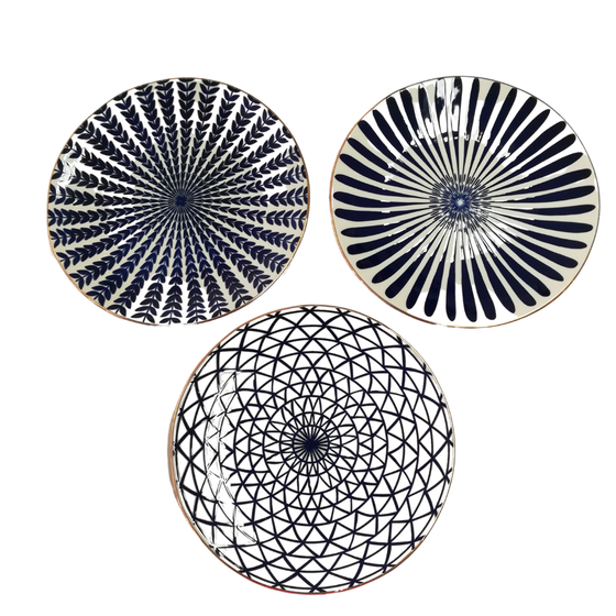 Teller | Brot-/Desserteller Santorin - 3 verschiedene Designs