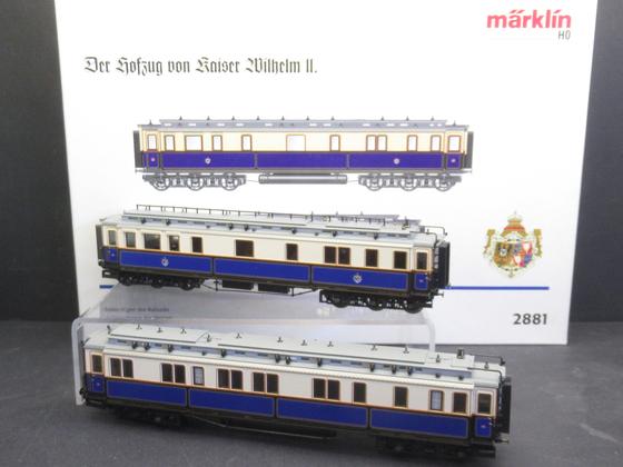 Märklin 2881-03 Sonderserie Hofzug Kaiser Wilhelm II. K.P.E.V. Salonwagen/Gefolgewagen OVP