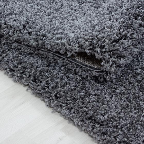 LIFE Shaggy 160 x 230 cm grau/gri