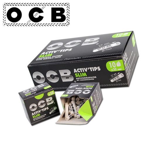 Aktivkohlefilter, OCB® ,Activ Tips, Slim, 50er
