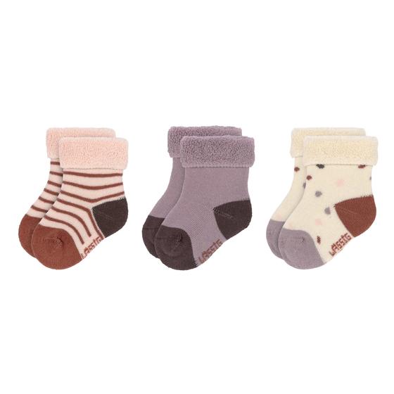 Lässig Newborn Socks Tiny Farmer Lila