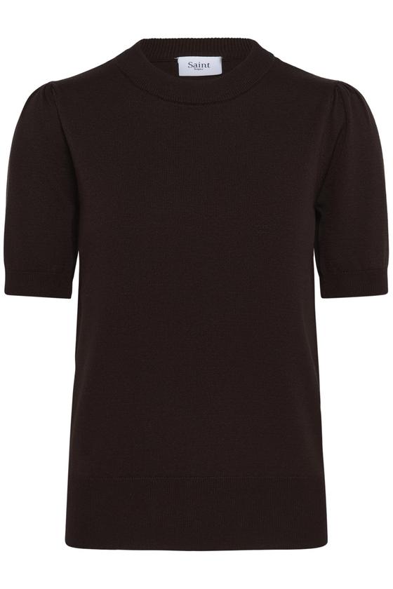 SAINT TROPEZ MilaSZ SS Pullover 30511788 - schoko-braun