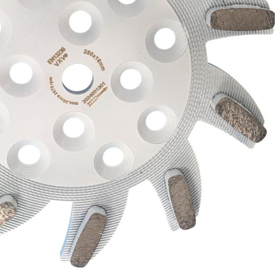 Diamant-Stern-Schleifscheibe <br> Ø 250 mm medium Bindung<br> für universelle Anwendung