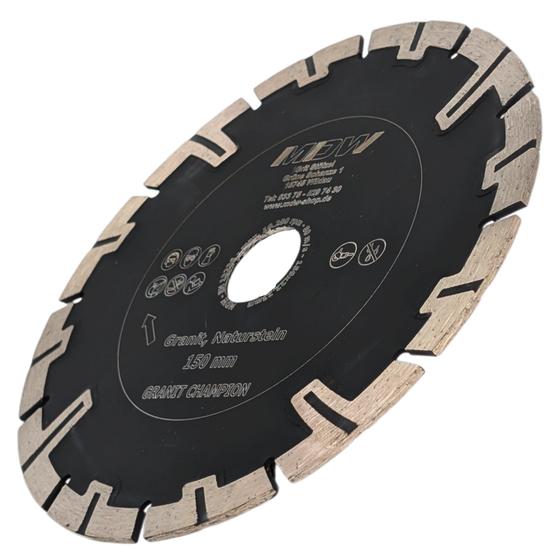 Diamant Trennscheibe<br>Ø 125 - 150 mm<br>Typ Champion<br>für Granit