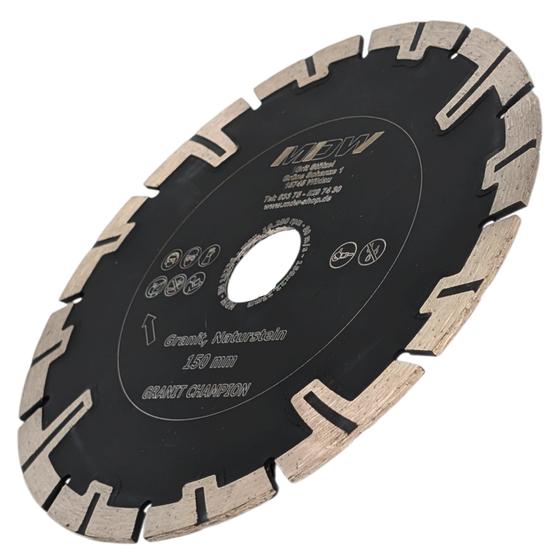 Diamant Trennscheibe<br>Ø 125 - 150 mm<br>Typ Champion<br>für Granit