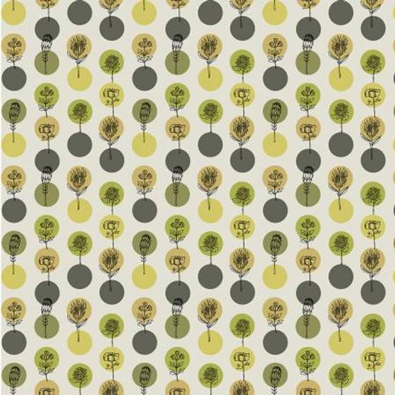 Jaye Bird Flower Polka Dots grün