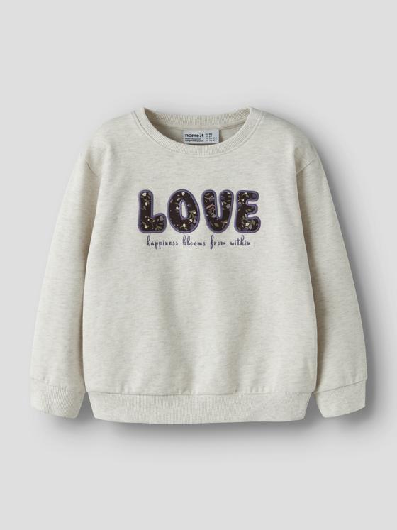Name it Sweatshirt Love Peyote Melange