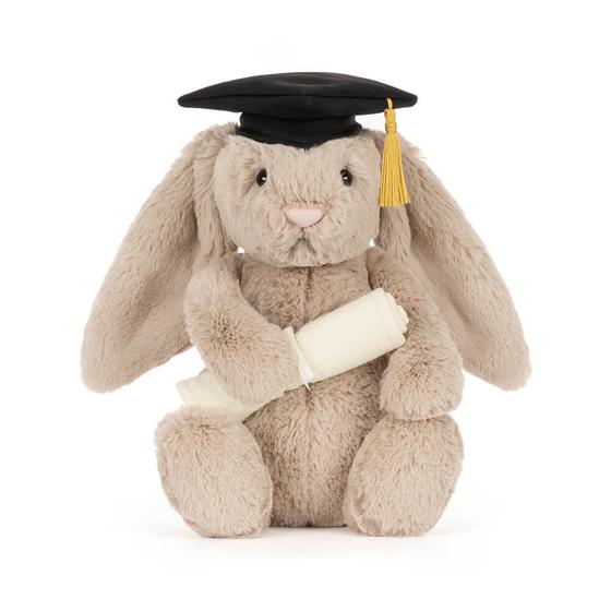 Jellycat Kuscheltier Bashful Bunny Graduation Outfit