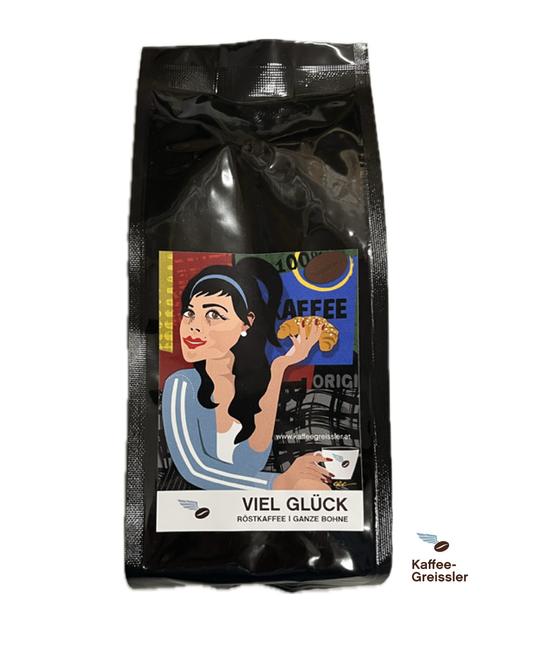 VIEL GLÜCK Kaffee_Schönbergers Kaffeegreissler