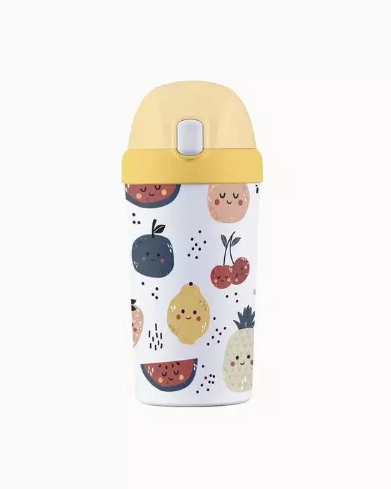 chicmic bioloco plant kids cup - cute fruits 400ml