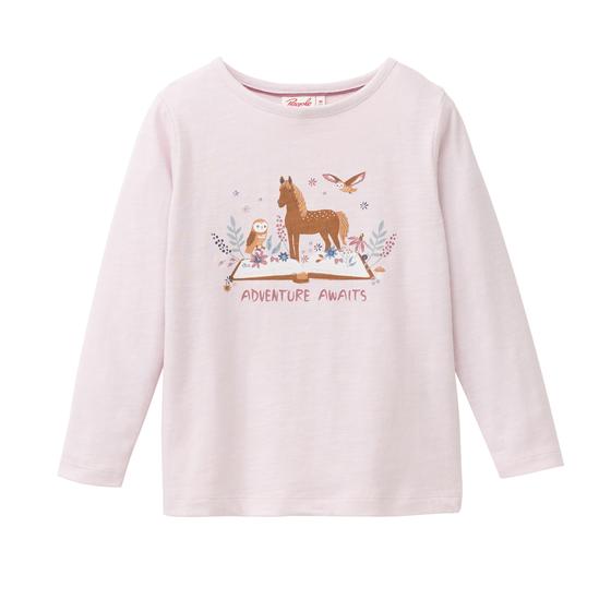 People wear Organic Langarm-Shirt Buch Rosa