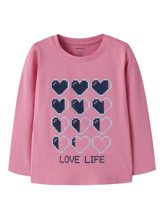 Name It Langarmshirt Heart  Flowering Ginger