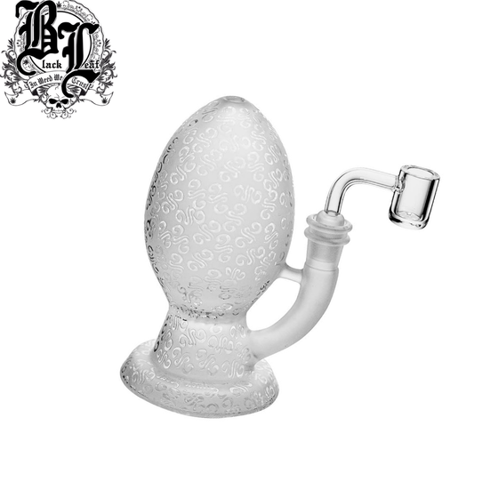 Dab Rig, Black Leaf®, Mini Egg, Weiß