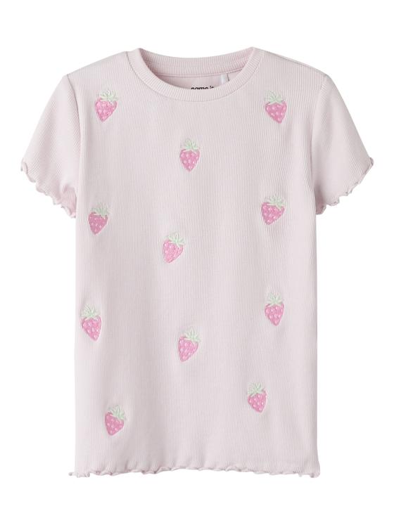 Name It T-Shirt Strawberry Cradle Pink