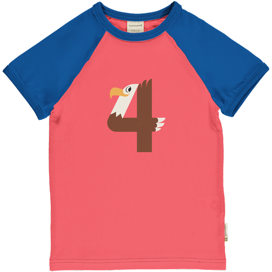 T-Shirt "4", Biobaumwolle, GOTS-zertifiziert, Adler