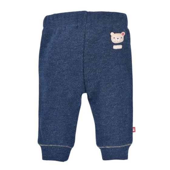 Sweathose "Bär", blau-meliert
