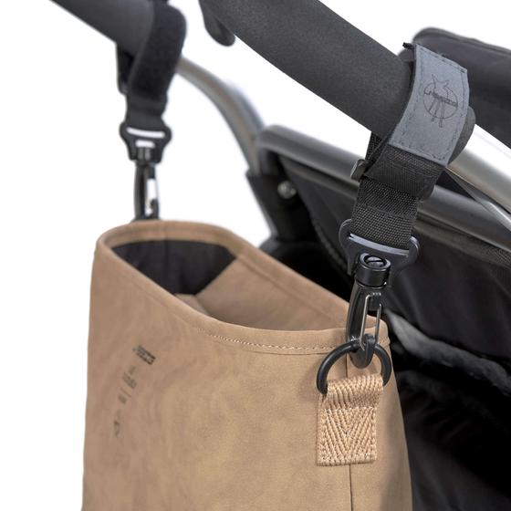 Kinderwagentasche in Velouroptik