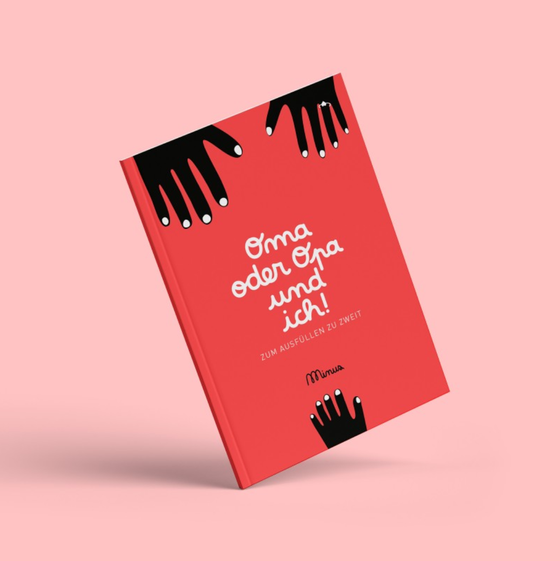 Minus Editions OMA ODER OPA UND ICH! - Buch zum ausfüllen - ab 6 Jahren 