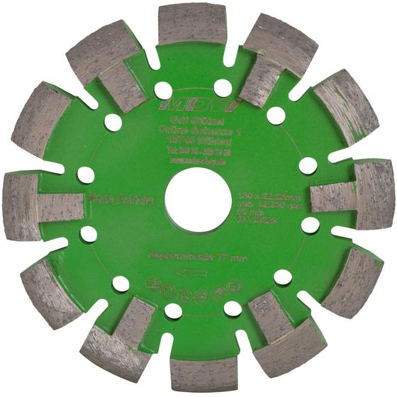 Diamant Frässcheibe für Fußbodenheizung <br> Ø 130 mm <br> extrem harter Estrich