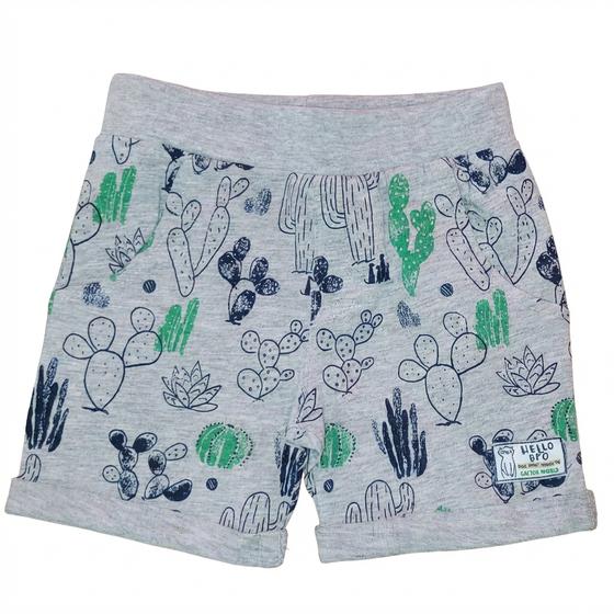 Schlupfshorts "Kakteen", Baumwolle, grau