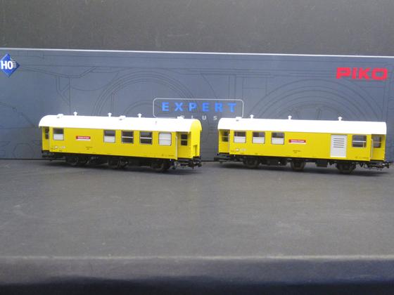 Piko 55918 Set Wohn-/Werkstattwagen 3yg Bahnbau der DB AG, Epoche VI Spur H0  Digital OVP