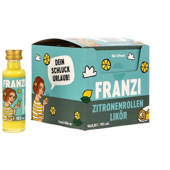 FRANZI Zitronenrollen Likör - 20ml - VEGAN