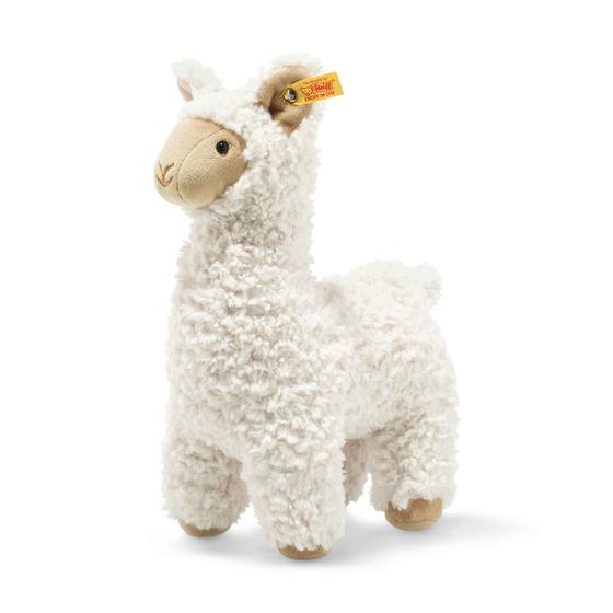 Steiff Kuscheltier Leandro Lama 29 cm Stehend Creme 