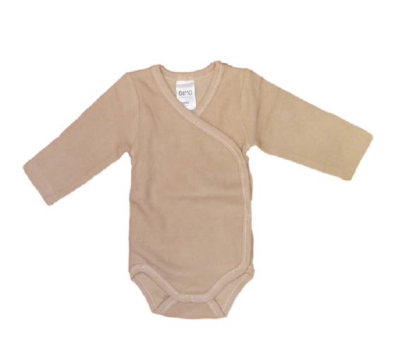 Wickelbody, Biobaumwolle, beige
